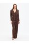 Brown Loose Fit Knitwear Trousers 50324029-Vr029