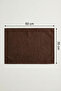 Barcelona Velvet Textured 6-Piece American Service Set Brown - 5
