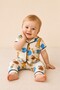 Baby Boy/Girl Giraffe Patterned Cotton Pajama Set 2-Piece Seasonal Sleepwear Set - 7