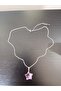 Natural Stone Amethyst Star Shaped Pendant - 4