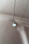 Pearlescent Dorika Chain Heart Necklace - 2