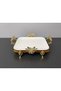 Kare Porcelain Presentation Plate with Foot Detail & Accessories & Special Laser