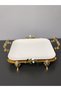 Kare Porcelain Presentation Plate with Foot Detail & Accessories & Special Laser - 2