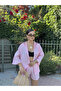 Pink Tensel Oversize Shirt Shorts Set - 3