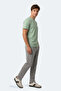 Zahir Men's Cotton Water Green T-Shirt - 8