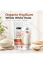 Organic Psyllium whole White Husk (Isabgol) – 99% Purity, USDA Organic, High Fiber, Gluten Free, Non-GMO, Halal | Digestive & Gut Health Support | 200g - 3
