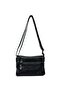 Soft Leather Multi-Compartment Women's Crossbody Shoulder Bag