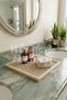 Handmade Wooden Hazeran Tray Multi-Purpose Rattan Presentation Tray Square Decorative Tray Makeup and Bathroom Organizer Promise Engagement Tray - 4