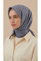 Mi̇reya 120*120 cm Cotton Scarf - - 2