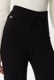 Women's Straight Fit Black Trousers Women's Straight Cut Pants Black - 4