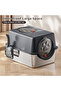 Stainless Steel Litter Box with Lid Anti-Leakage Covered Cat Litter Pan with Litter Scoop Front and Top Dual Entry - 5