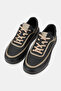 Men's Black Genuine Natural Leather Lace-Up Eva Sole Orthopedic Shoes - 2