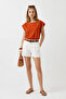 Snap-Shoulder Boat Neck T-Shirt-Tile
