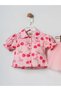 Girl's Cherry Shirt Skirt Set - 3