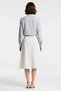 Women's Large Size Midi Skirt Floral Patterned A-Line Cut 100% Viscose Woven Comfortable Casual Modern Stylish - 5