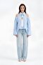 Women's Tie Detailed Off-Shoulder Long Sleeve Design Shirt - 2