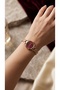 Royal Grace Women's Steel Watch Gold Color & Burgundy Dial Vintage Old Money Luxury Elegant Stylish Women's Wristwatch |   Limited Edition 2026 - 6