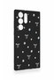 Samsung S22 Ultra Compatible Mini Bow Black Patterned Silicone Case - 3