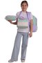 Rainbow Purple Green Colorful Purple - Green Girls' Triple Primary School School Bag Set - Setcc-C4089A - 4