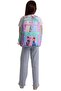 Wow Gerenation Girl's Be You Printed Green - Purple Primary School Backpack - Four Compartments - W6085 - 5