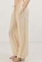 Beige Lace-Up Balloon Women's Trousers - 3