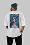 For Dog Lovers 20 White Oversize T-Shirt with Dog Print on the Back 100% Cotton Unisex Dog Lover Premium Design - 4