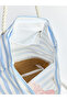 Lcw Accessories Blue Women's Straw Beach Bag from the Cc Collection - 3