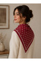 Cherry Rot Polka Dot Women's Triangle Scarf 70 cm