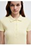 Polo Collar Textured Fabric Fitted Cut T-Shirt. - 4