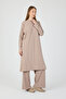 Women's Hijab Tunic Pants Comfortable 100% Cotton 2-Piece Top and Bottom Set