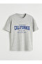 Printed Women's Ribbed T-Shirt - 4