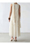 Nevavm Square Collar Shawl Detailed Lace Dress with a Difference - 4