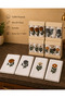 Punch Panc Embroidered Gift Dowry Box 100% Cotton Kitchen Towel Towel Set Boxed 30*50 cm - 3