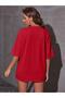 Miami Printed Oversize Salas Boyfriend Women's T-shirt Top Blouse - 3