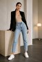 Ada Women's Light Blue Mom Lycra Jean Jeans New-1 - 2