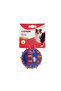 Two-Color Durable Tpr Dog Ball Toy with Spikes and Squeaker 10 cm