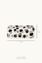 Block Organizer Decorative Object / Pen Holder – Black Silver Color, Pen & Brush Organizer, Hand Painted - Mono Trace Series - 3