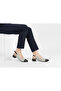 Genuine Leather Square Toe 3 cm Heeled Classic Sandals - 4