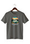 Nature Mountain Caravan and Sunset My Therapy Printed T-Shirt 100% Cotton