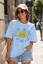 Popcorn Printed Unisex Oversize T-Shirt – Cotton Crew Neck Casual T-Shirt