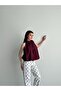 Halter Neck Balloon Blouse - 4