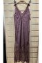 Italian Satin Dress with Fringe Detail - 4