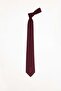 Burgundy blue striped pocket square classic tie - 4