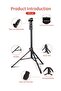 MT36 67" Extendable Selfie Stick & Travel Phone Tripod, 1.7m Adjustable Tripod Stand with Phone Clip - 3
