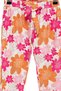 Girls' Colorful Floral Pattern Pants with Belt Thin Fabric Summer Comfortable Colorful Children's Pants - 3