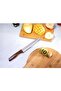 Slicer Knife Brown/Silver 8inch - 8