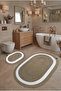 Avanos 2-Piece Bohemian Jute Natural Straw Machine Washable Absorbent Bath Mat Set