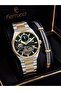 Automatic and Self-Winding Solar and Moonlight Dial Men's Wristwatch with 2 Year Warranty Bfc.M3558.S4