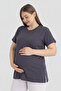 Cotton Short Sleeve Maternity T-Shirt 3-Pack – Soft and Comfortable Maternity Wear - 2