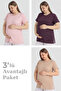 Cotton Short Sleeve Maternity T-Shirt 3-Pack – Soft and Comfortable Maternity Wear